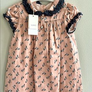 NWT Nanos pink and gray dress